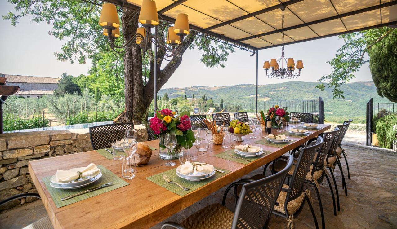 Casa All'Erta, Villa With Private Pool Gaiole in Chianti Esterno foto